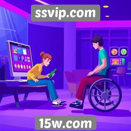 Acessibilidade e interface do usuário no ssvip.com